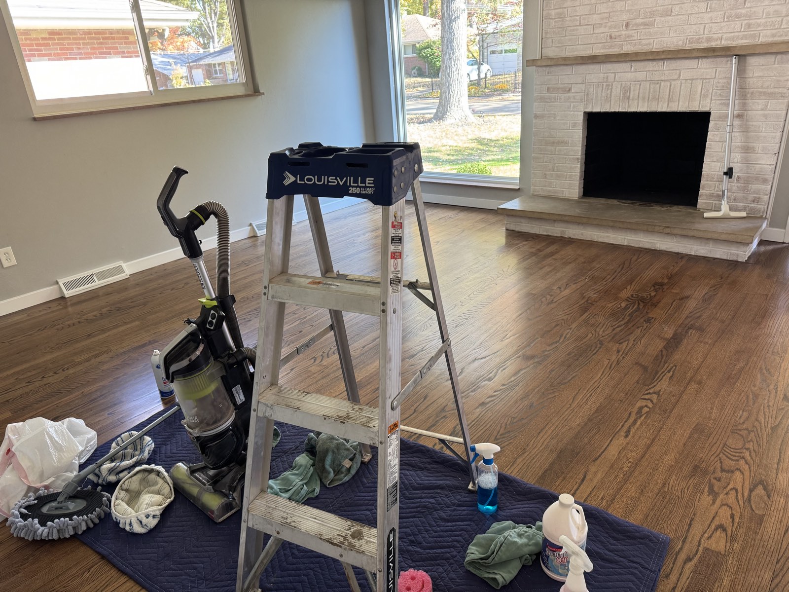 Property mid-cleanout in Rancho Santa Fe